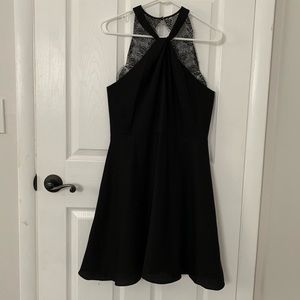 Black Cece brand a-line dress
